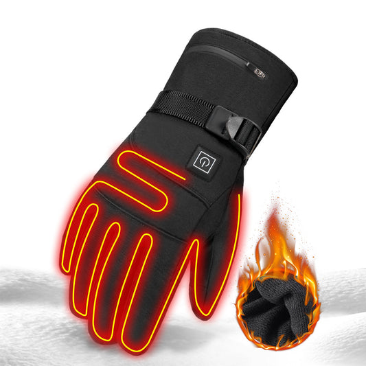 IRONRIDE heating gloves winter cold protection touch windproof waterproof warmth electric heating motorcycle riding gloves